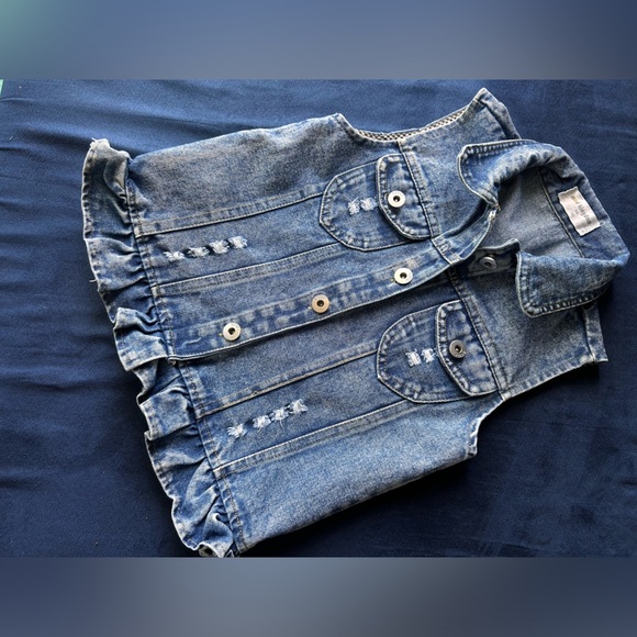 Mud kingdom Jean vest size 140 kids 8-10 - Picture 5 of 8